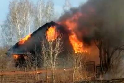 В Спасском районе выгорела деревня